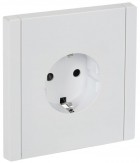 Розетка СП FORTE&PIANO FP213 16А с заземл. защ. шторки безвинт. крепл. бел. IEK FP-R14-16-1-K01