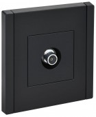 Розетка TV оконечная FORTE&PIANO FP128 черн. IEK FP-A10-O-K02