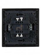 Выключатель проходной 1-кл. СП FORTE&PIANO 10А FP103 черн. IEK FP-V12-0-10-1-K02