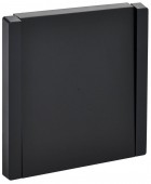 Выключатель проходной 1-кл. СП FORTE&PIANO 10А FP104 с индикацией черн. IEK FP-V12-1-10-1-K02