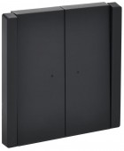 Выключатель 2-кл. СП FORTE&PIANO 10А FP106 с индикацией черн. IEK FP-V20-1-10-1-K02