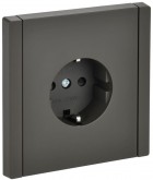 Розетка СП FORTE&PIANO FP315 16А с заземл. защ. шторки винт. крепл. сер. IEK FP-R14-16-K03