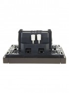 Выключатель 1-кл. СП FORTE&PIANO 10А FP302 с индикацией сер. IEK FP-V10-1-10-1-K03