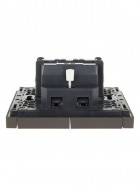 Выключатель 2-кл. СП FORTE&PIANO 10А FP305 сер. IEK FP-V20-0-10-1-K03