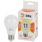 Лампа светодиодная A60-11w-827-E27 грушевидная 880лм Эра Б0030910