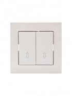Переключатель проходной 2-кл. СП Vesna механизм крем. LEZARD 742-0388-106