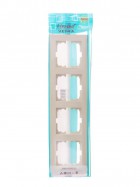 Рамка 4-местн. горизонт. VESNA кремов. LEZARD 742-0300-149