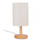 Светильник настольный JH1-01-iv 1х60Вт E27 (основа: натуральное дерево) IP20 JazzWay 5058231