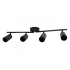 Светильник PCL-0504 4xGU10 IP20 230В BL настен./потолочн. декор. под лампу JazzWay 5066724