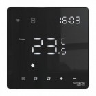 Термостат программируемый ArtGallery 16А с Wi-Fi для электрич. теплого пола моноблочный черн. SE GAL001038