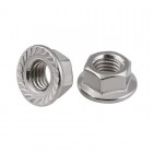 Гайка шестигранная с фланцем М10 DIN 6923 оцинк. (уп.18шт) Zitar 141610
