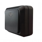 Выключатель 1-кл. ОП Олимп 10А IP20 с подсветкой черн. Universal 2212