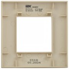 Рамка 1-м SKANDY SK-F01B беж. IEK SK-M12-K10