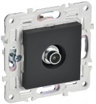 Розетка TV оконечная SKANDY SK-A12G графит IEK SK-A10-O-K53