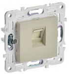 Розетка компьютерная RJ45 кат.5E SKANDY SK-K01B беж. IEK SK-K10-1-K10