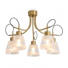Светильник Caramel 5х60Вт E27 IP20 подвесной Freya FR5522PL-05BS