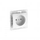 Розетка Glossa 16А без заземл. быстрозажим. клем. механизм бел. SE GSL000141S