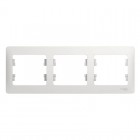 Рамка 3-м Glossa горизонт. бел. SE GSL000103