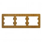 Рамка 3-м Glossa горизонт. дерево дуб SE GSL000503