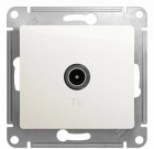 Розетка телевизионная TV Glossa коннектор механизм перламутр SE GSL000693