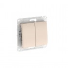 Выключатель 2-кл. Glossa (сх. 5) 10AX быстрозажим. клем. механизм беж. SE GSL000251S
