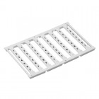 Маркировка для клемм ширина 5мм узкая для клемм Push-in бел. от 13 до 24 горизонтальная ориентация 1шт = карта из 96 маркеров (уп.10шт) DKC NUPUTUK-5F-13-24H