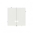 Выключатель 2-кл. KANT с подсветкой бел. магнолия DKC 7000134