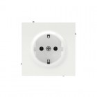 Розетка силовая KANT 2P+E без шторки бел. магнолия DKC 7000033