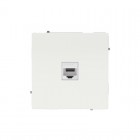 Розетка компьютерная 1-м KANT RJ45 кат.5E без шторки бел. магнолия DKC 7000663