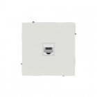 Розетка компьютерная 1-м KANT RJ45 кат.6A без шторки бел. песок DKC 7010673