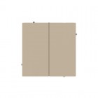 Выключатель 2-кл. KANT ванильн. марципан DKC 7015104