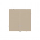 Выключатель 2-кл. KANT с подсветкой ванильн. марципан DKC 7015134