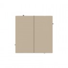 Переключатель 2-кл. KANT ванильн. марципан DKC 7015114