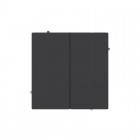 Выключатель 2-кл. KANT черн. уголь DKC 7012104