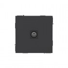 Розетка телевизионная одиночная TV KANT черн. уголь DKC 7012503