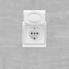 Рамка 1-м KANT IP44 бел. магнолия DKC 7000942