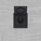 Рамка 1-м KANT IP44 черн. уголь DKC 7012942