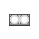 Рамка 2-м KANT IP44 черн. уголь DKC7012944