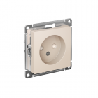 Механизм розетки 1-м СП Atlas Design без заземл. защ. шторки 16А беж. SchE ATN000249