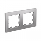 Рамка 2-м Atlas Design универс. алюм. SchE ATN000302