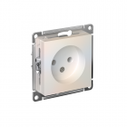 Механизм розетки 1-м СП Atlas Design без заземл. 16А жемчуг SchE ATN000441