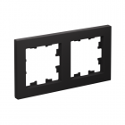 Рамка 2-м Atlas Design универс. карбон SchE ATN001002