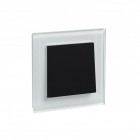 Рамка 1-м Atlas Design NATURE мат. стекло бел. SchE ATN330101