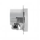 Розетка AtlasDesign 16А с 2-мя заряд. устройствами USB тип A+C 5В/2.4А 2х5В/1.2А механизм бел. SchE ATN000132