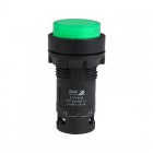Кнопка с подсветкой OptiSignal Compact D22 С7-PL-B310 зел. 1НО 24В AC/DC XB7NW33B1 КЭАЗ 362090