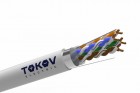 Кабель витая пара F/UTP 4х2х24AWG(0.48мм) кат.5E PVC indoor Fluke tested 305м (м) TOKOV ELECTRIC TKE-C06-F/UTP-42-5E-305