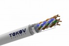 Кабель витая пара SF/UTP 4х2х24AWG(0.52мм) кат.5E PVC indoor Fluke tested 305м (м) PRO TOKOV ELECTRIC TKP-C06-SF/UTP-42-5E-305