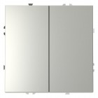 Выключатель 2-кл. СП S70 10А механизм сталь Voltum VLS020105