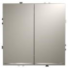 Выключатель 2-кл. СП S70 10А с подсветкой механизм кашемир Voltum VLS020203