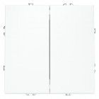 Переключатель проходной 2-кл. СП S70 10А механизм бел. матов. Voltum VLS020302